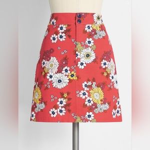 NWT Modcloth Sweet Daisy Jane Mini Skirt
